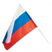 Флаги : Флажок РФ 15х22 см на палочке