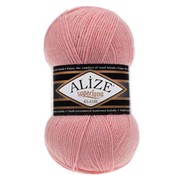 Пряжа ALIZE “Superlana klasik“ 280м./100г. акрил 75%, шерсть 25%, Розовый (363) фото