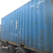 Морской контейнер 20 футов (тонн) №DVRU1584489. Доставка фото
