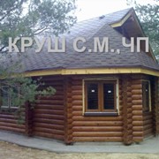 Дома из оцилиндрованного бревна в Украине