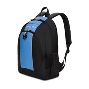 Рюкзак SWISSGEAR, чёрный/голубой, полиэстер, 32х14х45 см, 20 л фотография