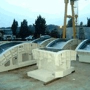 Комплект форм для изготовления высокоточных бетонных блоков - кольца водонепроницаемой сборной тоннельной обделки. фото