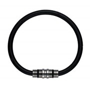 Colantotte Loop Crest Premium Black Магнитный браслет черный, размер L фото