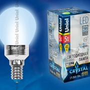 Лампа CRYSTAL серия (Специальная серия для хрустальных люстр) LED-G45P-5W/NW/E14/FR ALC02SL пластик фото