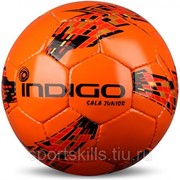 Мяч футбольный Футзал №3 INDIGO SALA JUNIOR тренировочный F03 Оранжево-черный фотография