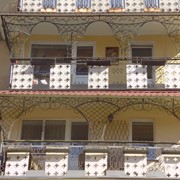 Кованые балконные рамы фото