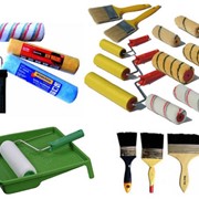 Кисть плоская ВАРЯГ 31225 натуральная черная щетина 100 мм (6/72) фото