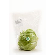 Салат Айсберг. Чищенные вакуумированные овощи. Вакуумированные овощи свежие фото