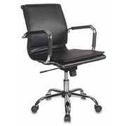 Кресло руководителя Бюрократ CH-993-Low/Black черный искусственная кожа фотография