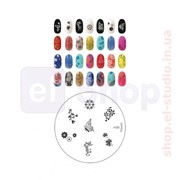 Диск для стемпинга Konad (трафарет) М 20 фото