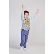 Пижама для мальчика 'Медвежонок', цвет голубой, рост 86 см фото