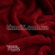 Ткань Махра (велсофт) бордовый 5446 фотография