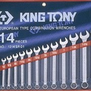 Набор ключей дюймовых 14шт. (5/16" - 1-1/4") KING TONY 1214SR