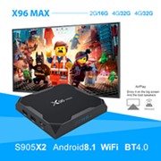 X96 MAX. 2 гб DDR4 / 16 гб медиаплеер