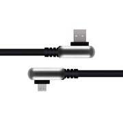 Кабель Rombica Digital Electron M Black USB - micro USB нейлоновая оплетка 1.2м черный фотография