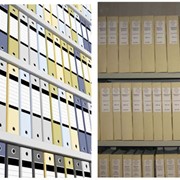 Услуги архивов по хранению архивных документов