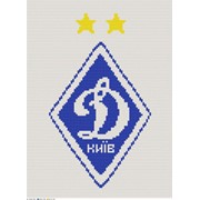 Схема для вышивки бисером лого Динамо Киев фото