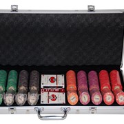 Покерный набор на 500 керамических фишек с номиналом ГД8 фотография