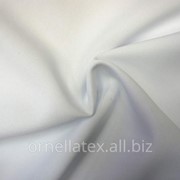 Габардин стрейч белый ткань для спецодежды фото