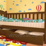Кровать детская Флави 90*190 (Натуральное дерево)