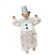 Детский карнавальный костюм Снеговичок снежок фото