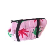 Мягкая сумка-переноска для собак Листья, 36х24х20 см фотография