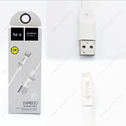 USB Cable ho o. X5 Bamboo 1M Lightning White (Белый) фотография