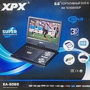 Портативный DVD плеер XPX EA-9066 с TV тюнером 9,8“ фотография