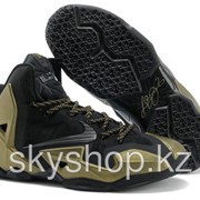 Кроссовки Nike LeBron XI 11 Black Gold Elite 2014 40-46 Код LBXI16 фото