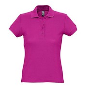 Рубашка поло женская PASSION 170 темно-розовая (фуксия), размер S фотография