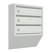 Вертикальный почтовый ящик Родонит-3, серый фото