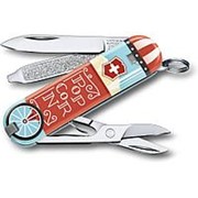 Нож-брелок VICTORINOX Classic “Let It Pop!“, 58 мм, 7 функций (57849) фото