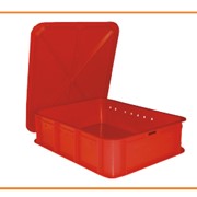 Ящик пластиковый для транспортировки пирожных и других кондитерских изделий фото