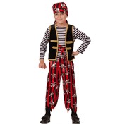 Карнавальный костюм для детей Батик Батик Пират в жилете детский, 32 (122 см) фотография