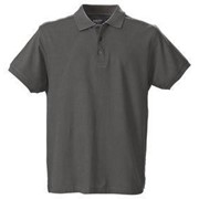 Рубашка поло мужская MORTON, антрацит (серая), размер XXL фото