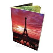 Стильна обкладинка на паспорт Закат в Париже фотография