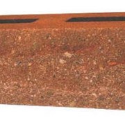 Кирпич «Скала» узкий щелевой 250х60х65, цвет-бордо фото