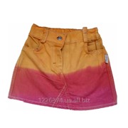 Юбка джинсовая для девочки от 1 до 4 лет цветная фото