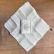 Натуральный шелковый скраб-полотенце