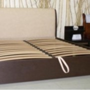 Кровати двуспальные: Кровать Виктория с коробом для белья