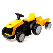 Детский электромобиль «Трактор», с прицепом, цвет жёлтый фото
