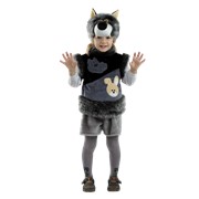 Карнавальный костюм для девочки Волчонок Зубастик фото