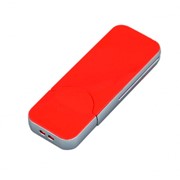 USB-флешка на 32 Гб в стиле I-phone, прямоугольнй формы, красный фото