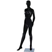 Манекен женский черный глянцевый, кукла ростовая стоячая, MD-CFWW226SH-Черный глянец MD-CFWW226SH-Черный глянец фотография