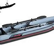 Надувная моторная лодка каяк Elling - КАРДИНАЛ 370 с килевым дном, баллон32 фото