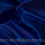 Ткань атлас Электрик, глубокий синий 3217 фотография