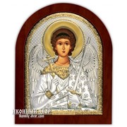 Икона Ангел-хранитель С Серебром И Позолотой Код товара: ОGOLD