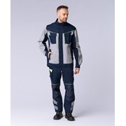 Куртка укороченная мужская PROFLINE SPECIALIST (тк.Смесовая,240), т.синий/серый (44-46; 170-176) фото