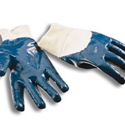 Перчатки защитные: хлопчатобумажные, покрытые нитрилом; комбинированные х/б-кожа (СПИЛОК), (ХРОМ) фото