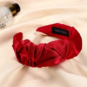 Ободок для волос 'Юнона' классика, 5 см, красный фотография
